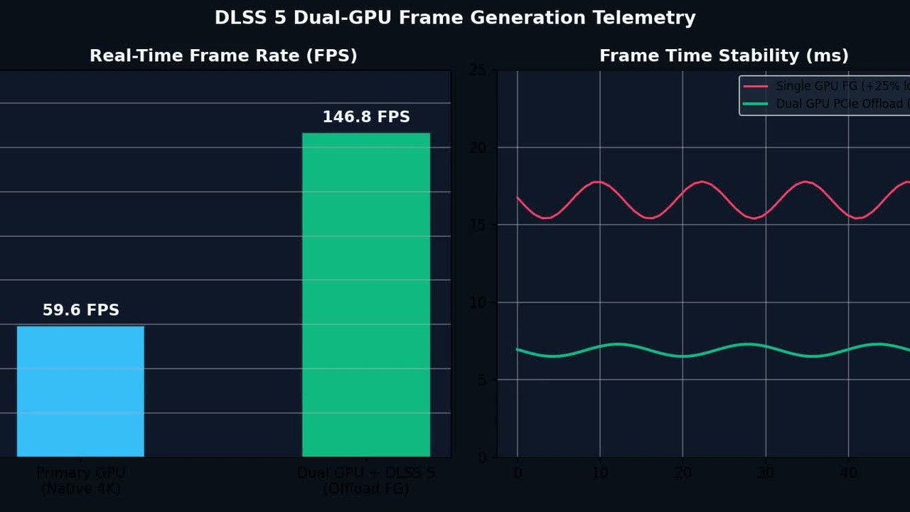 Моддеры взломали DLSS 5 и вынесли генерацию кадров на второй GPU без инпут-лага